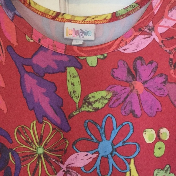 Lularoe girls dress funky floral 12 - Picture 3 of 5